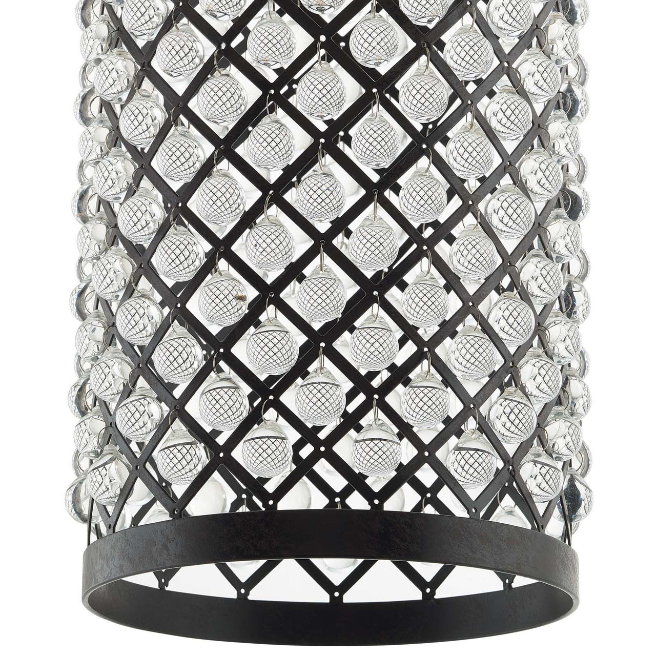 Erelith Pendant Chandelier, Black