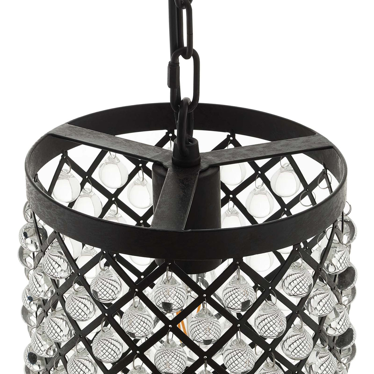 Erelith Pendant Chandelier, Black
