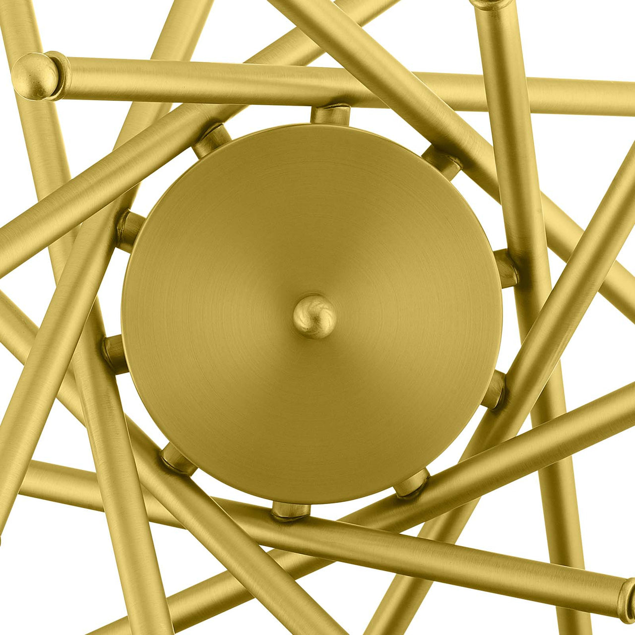 Thuvane Brass Chandelier, Gold