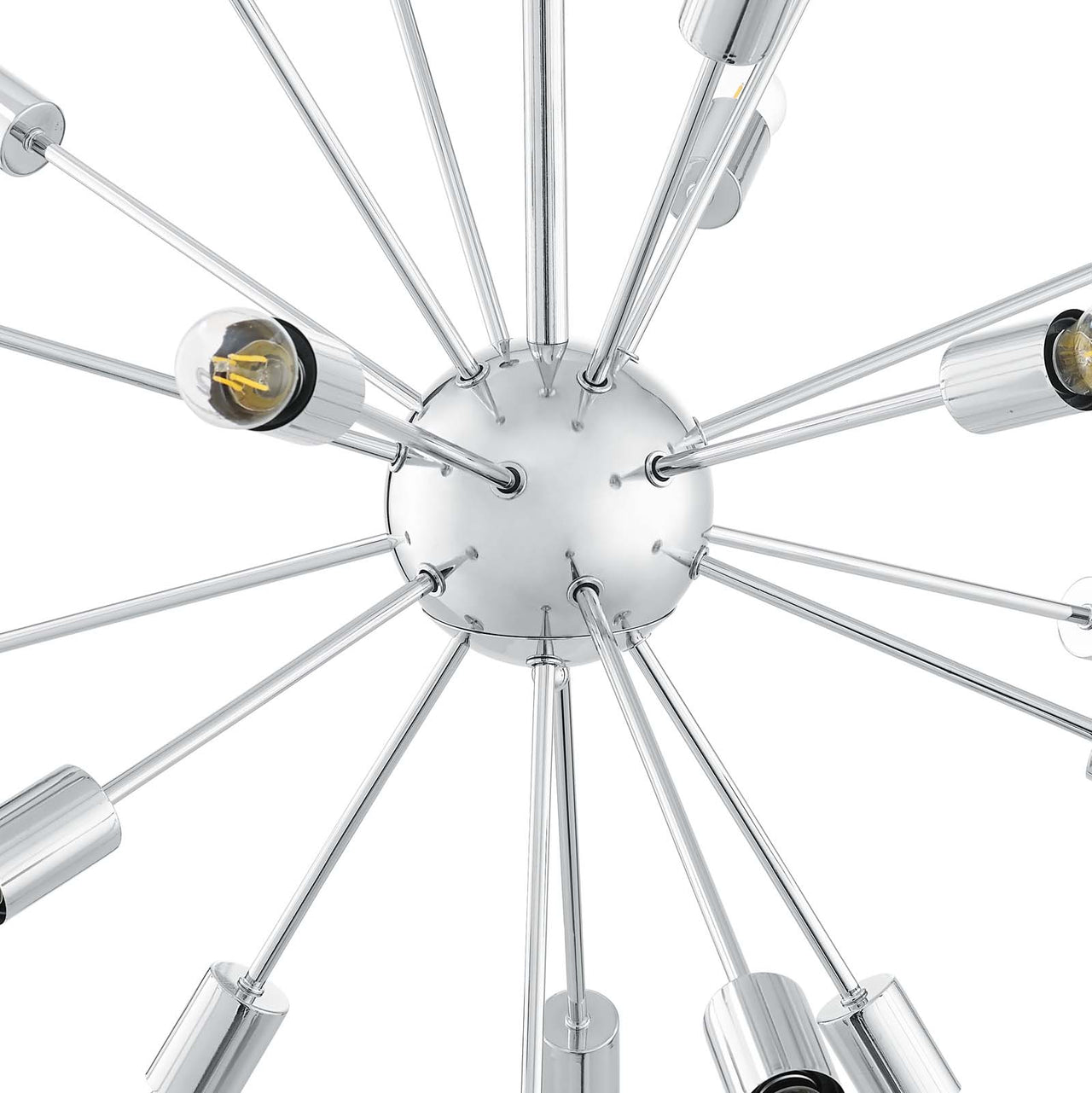 Volley Pendant Chandelier, Silver