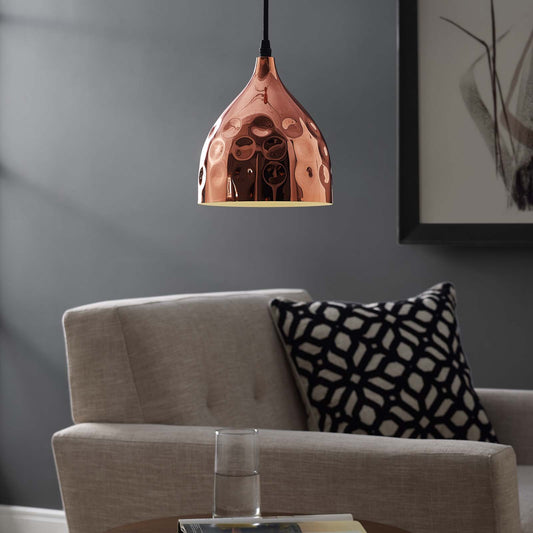 Tarella Pendant Light, Small, Rose Gold