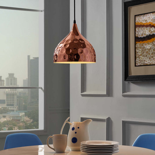 Tarella Pendant Light, Large, Rose Gold