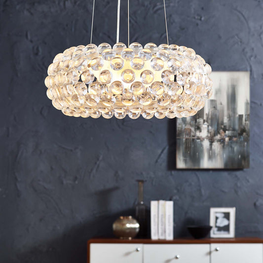 Enlightenment Pendant Chandelier, Small, Clear