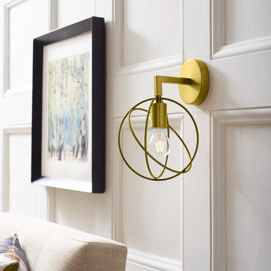 Caelith Wall Sconce, Gold