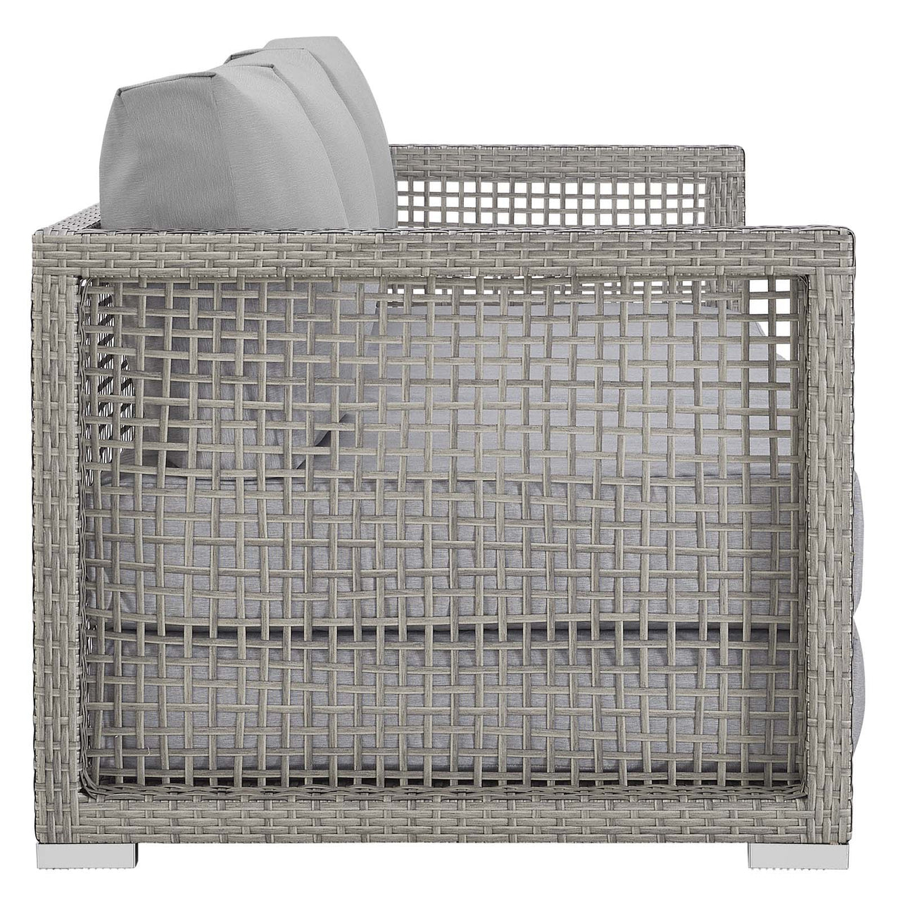 Alma Alfresco Woven Sofa, Gray