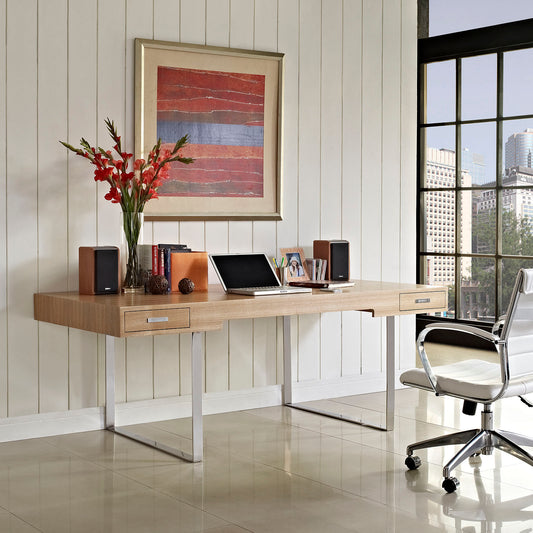 Miravyn Desk, Natural Wood