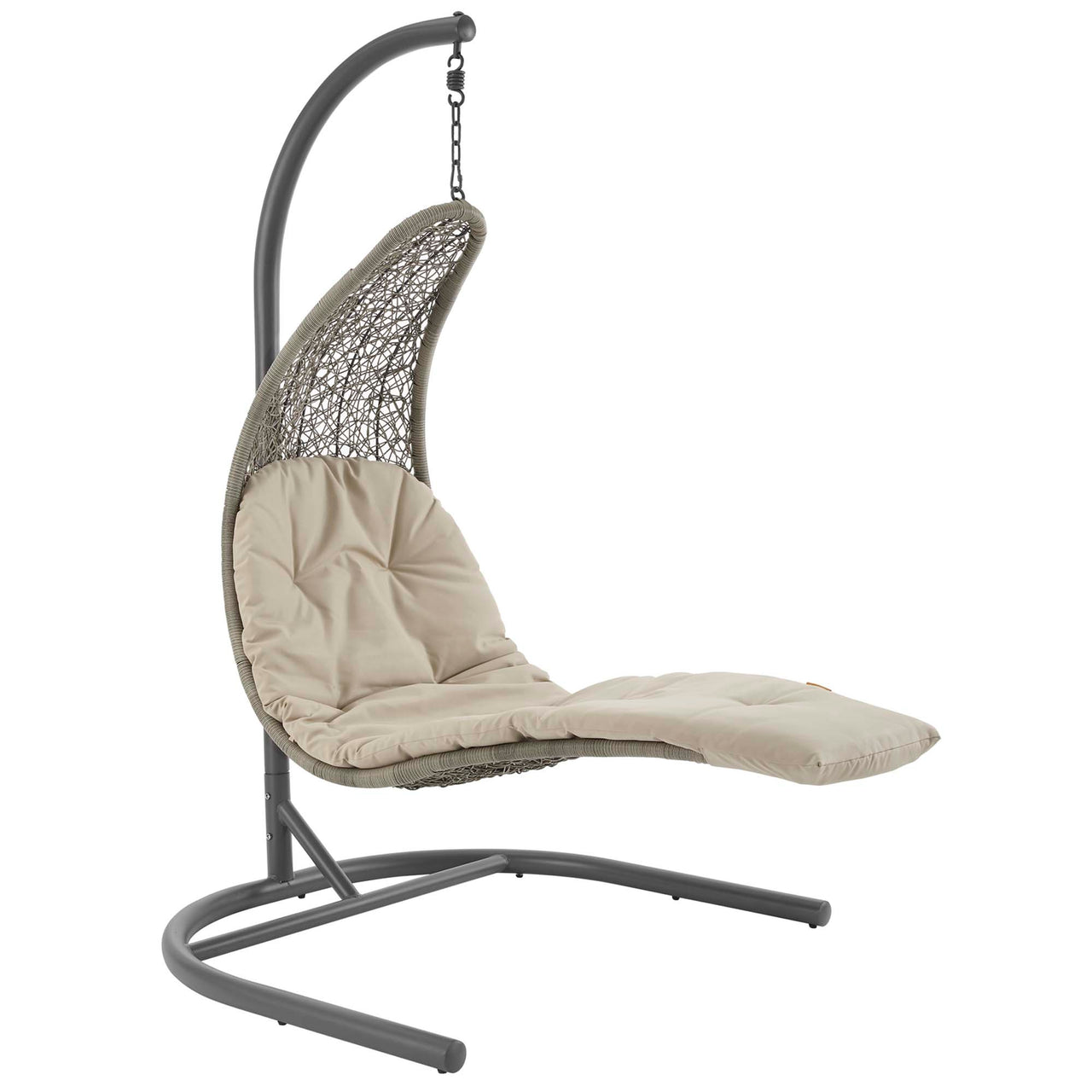 Magic Carpet Swing Chair, Light Gray & Beige