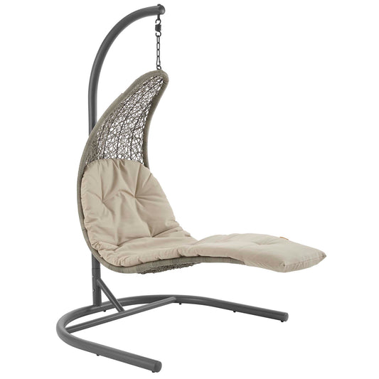 Magic Carpet Swing Chair, Light Gray & Beige