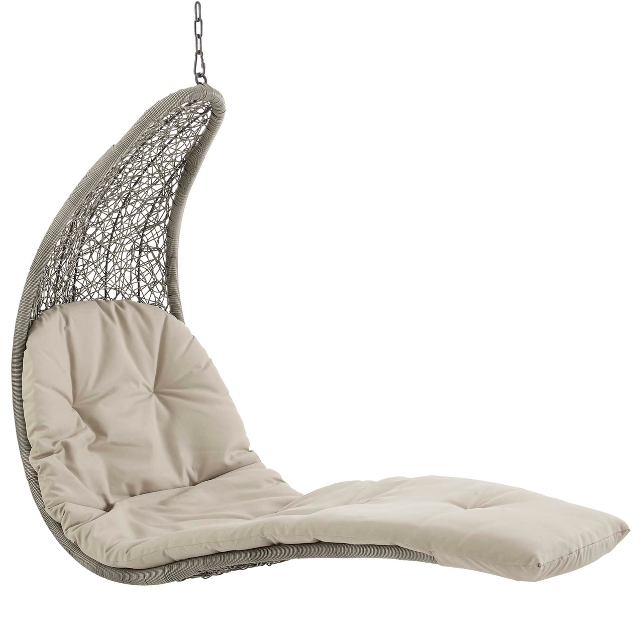 Magic Carpet Swing Chair, Light Gray & Beige