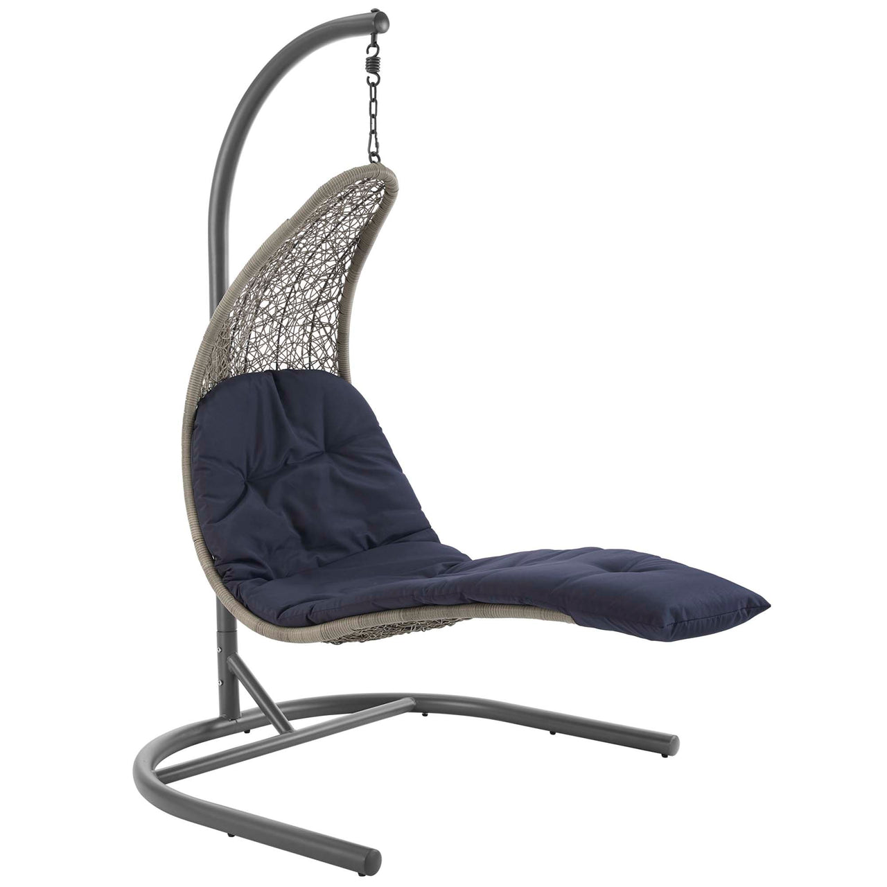 Magic Carpet Swing Chair, Light Gray & Navy