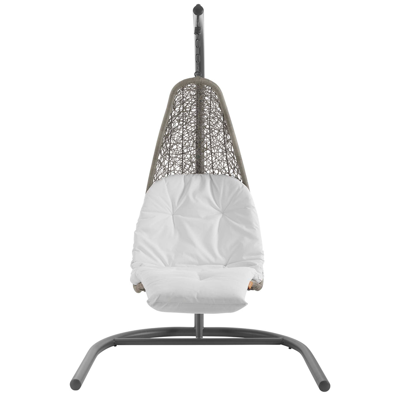 Magic Carpet Swing Chair, Light Gray & White