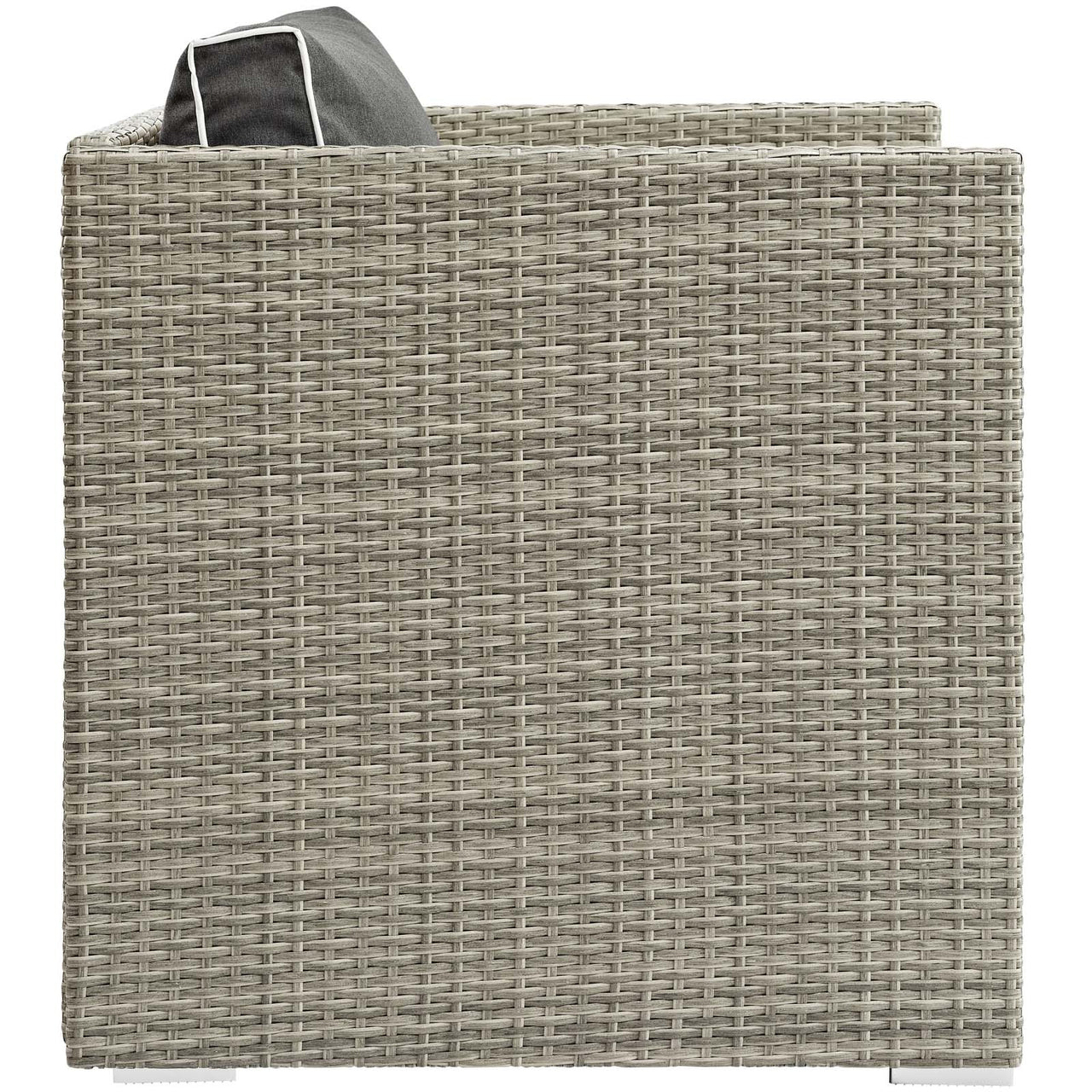 Gerrymander Alfresco Armchair, Light Gray & Charcoal