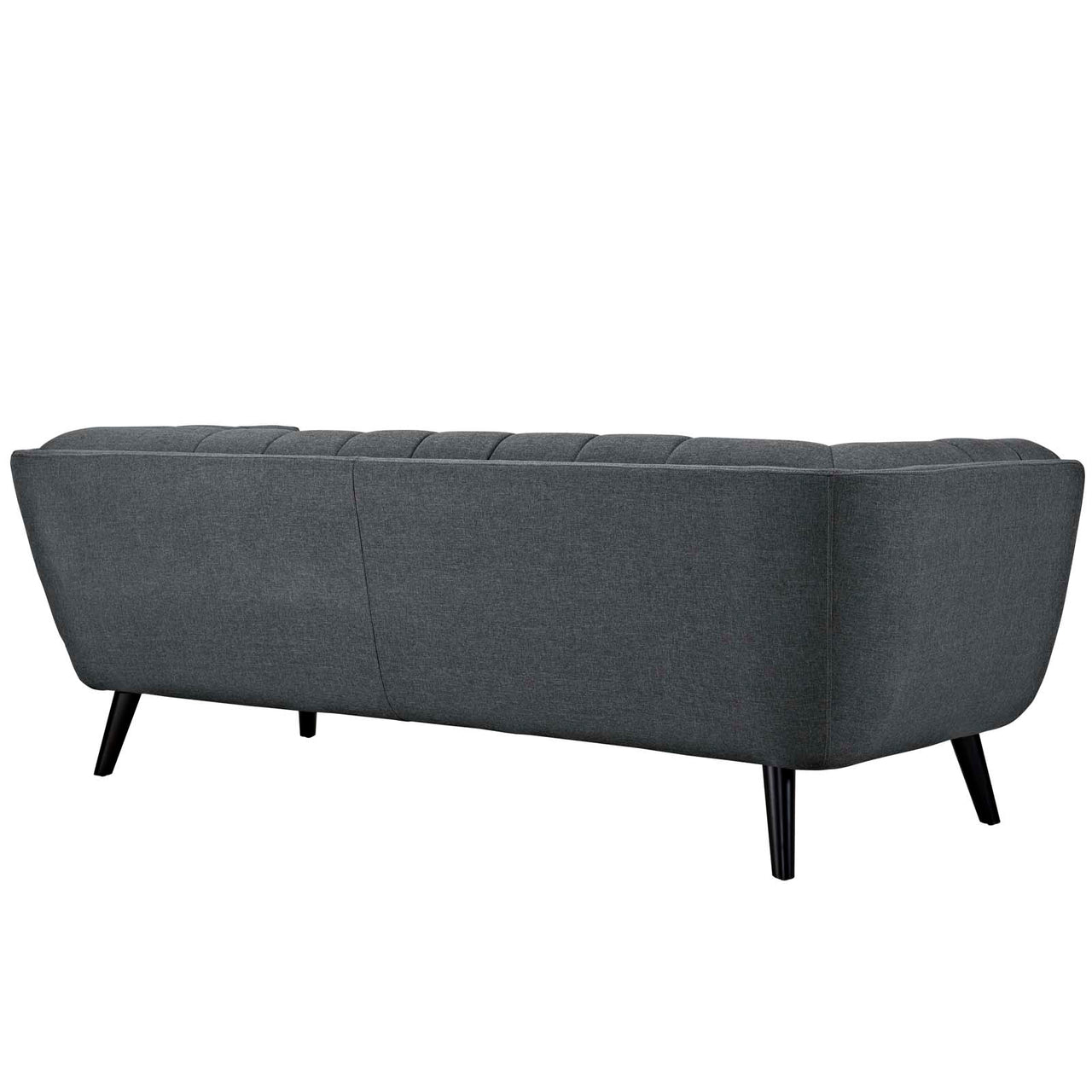 Caress 2-Piece Fabric Sofa & Armchair Set, Gray