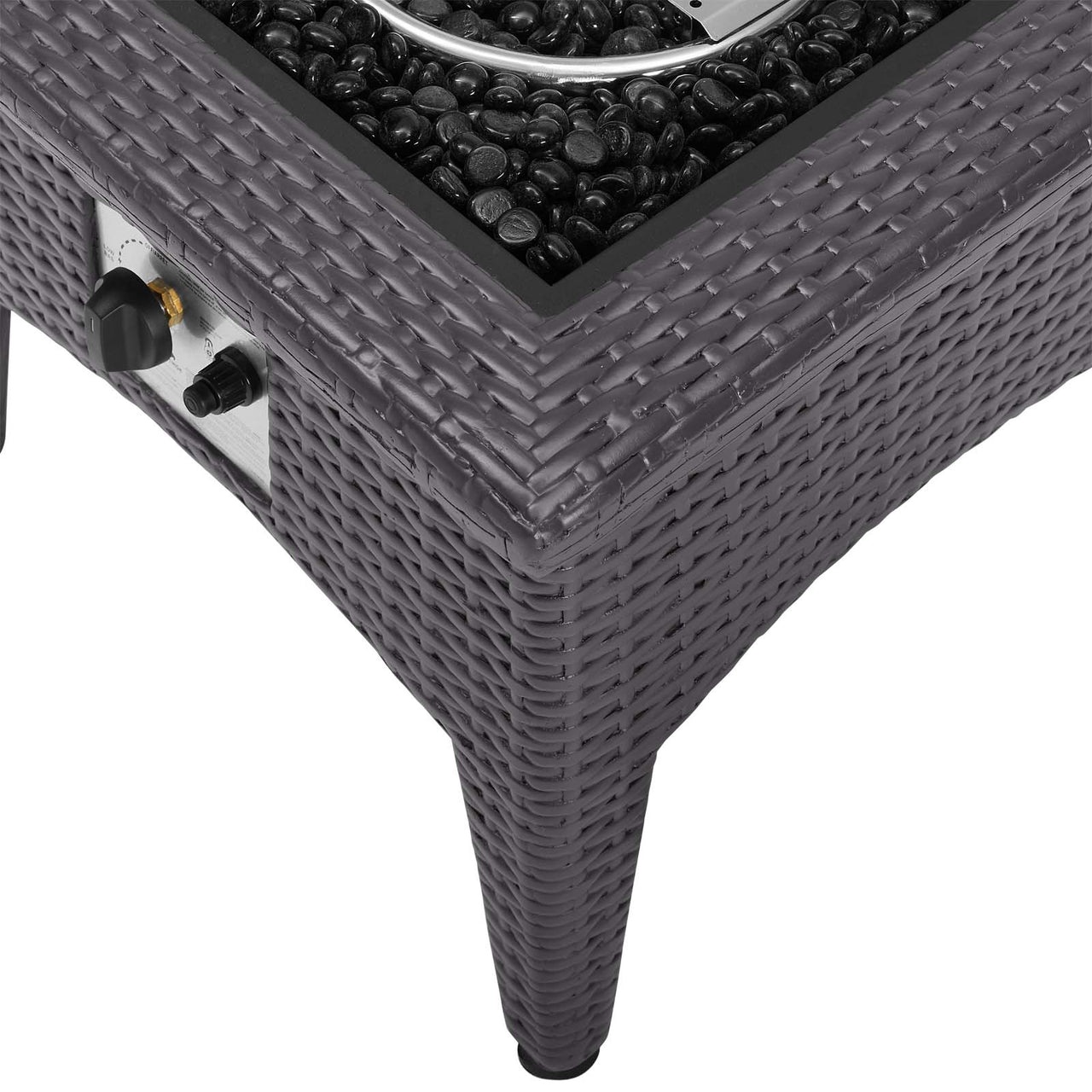 Asterra Alfresco Fire Pit Table, Espresso
