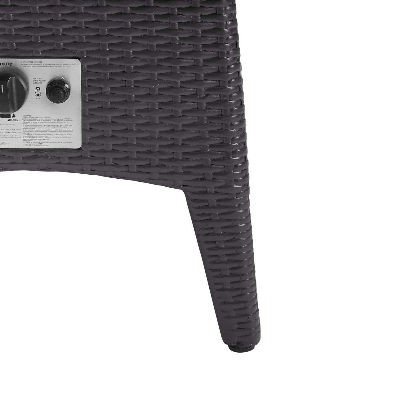 Asterra Alfresco Fire Pit Table, Espresso