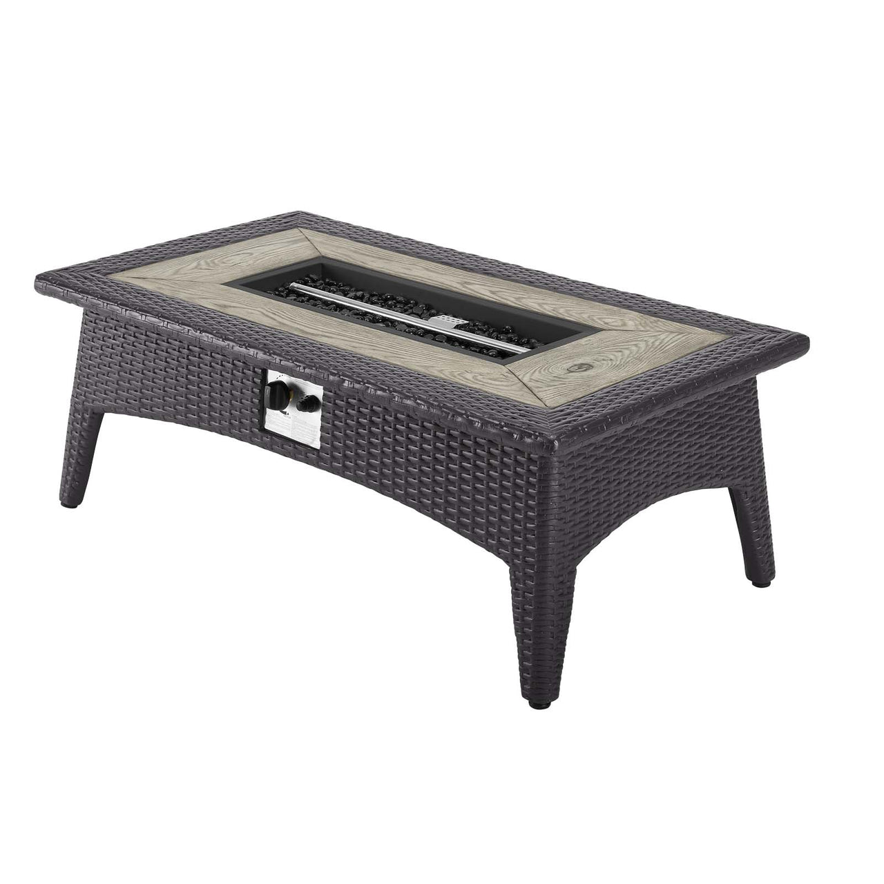 Eltharra Alfresco Fire Pit Table, Espresso