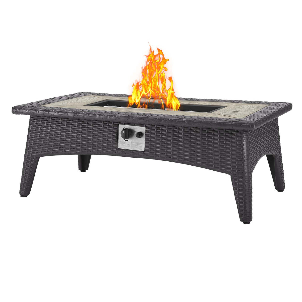 Eltharra Alfresco Fire Pit Table, Espresso