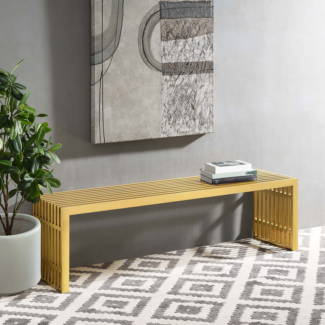 Orryx Bench, Large, Gold