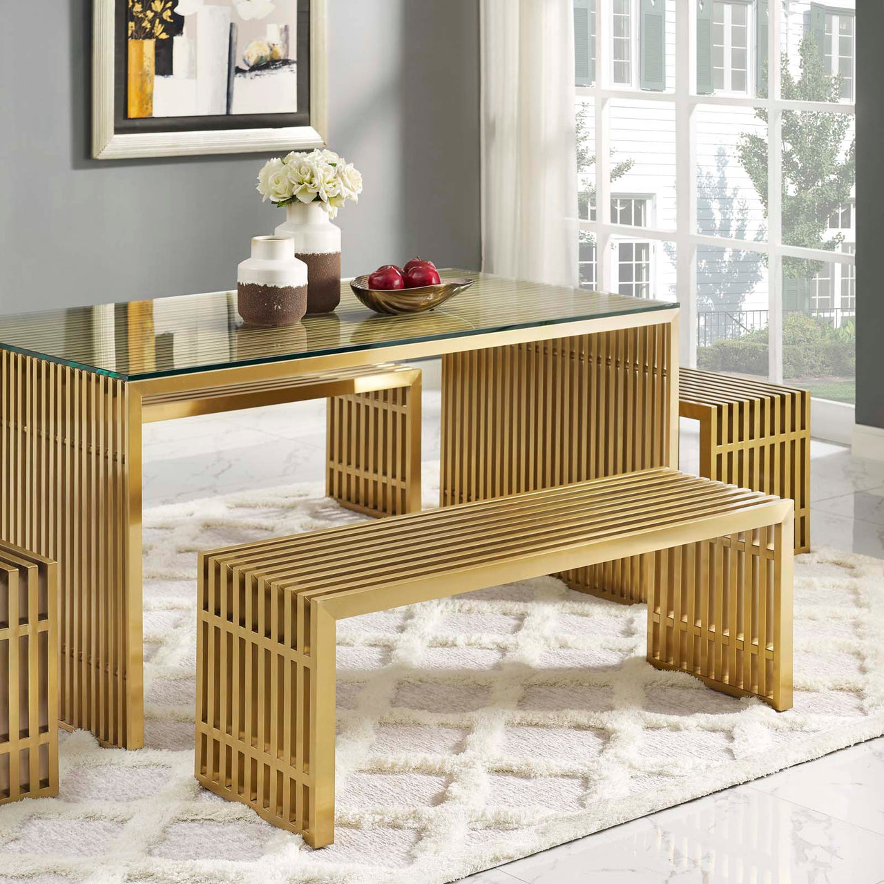 Orryx Bench, Large, Gold