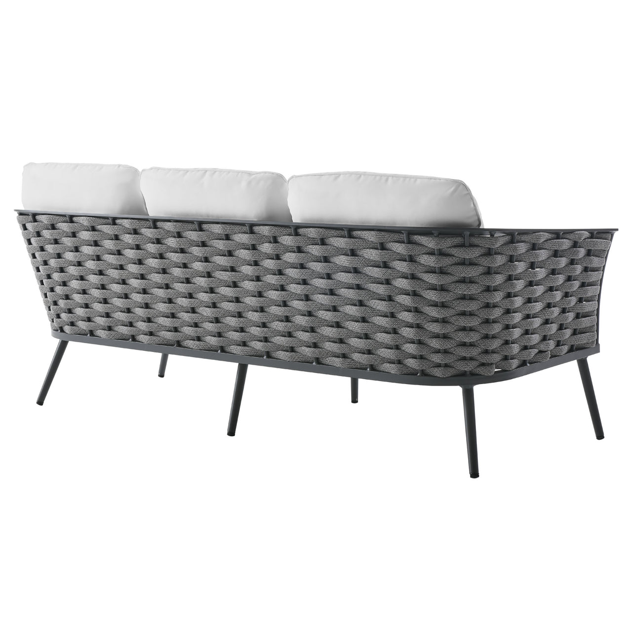 Stellan Alfresco Sofa, Gray & White