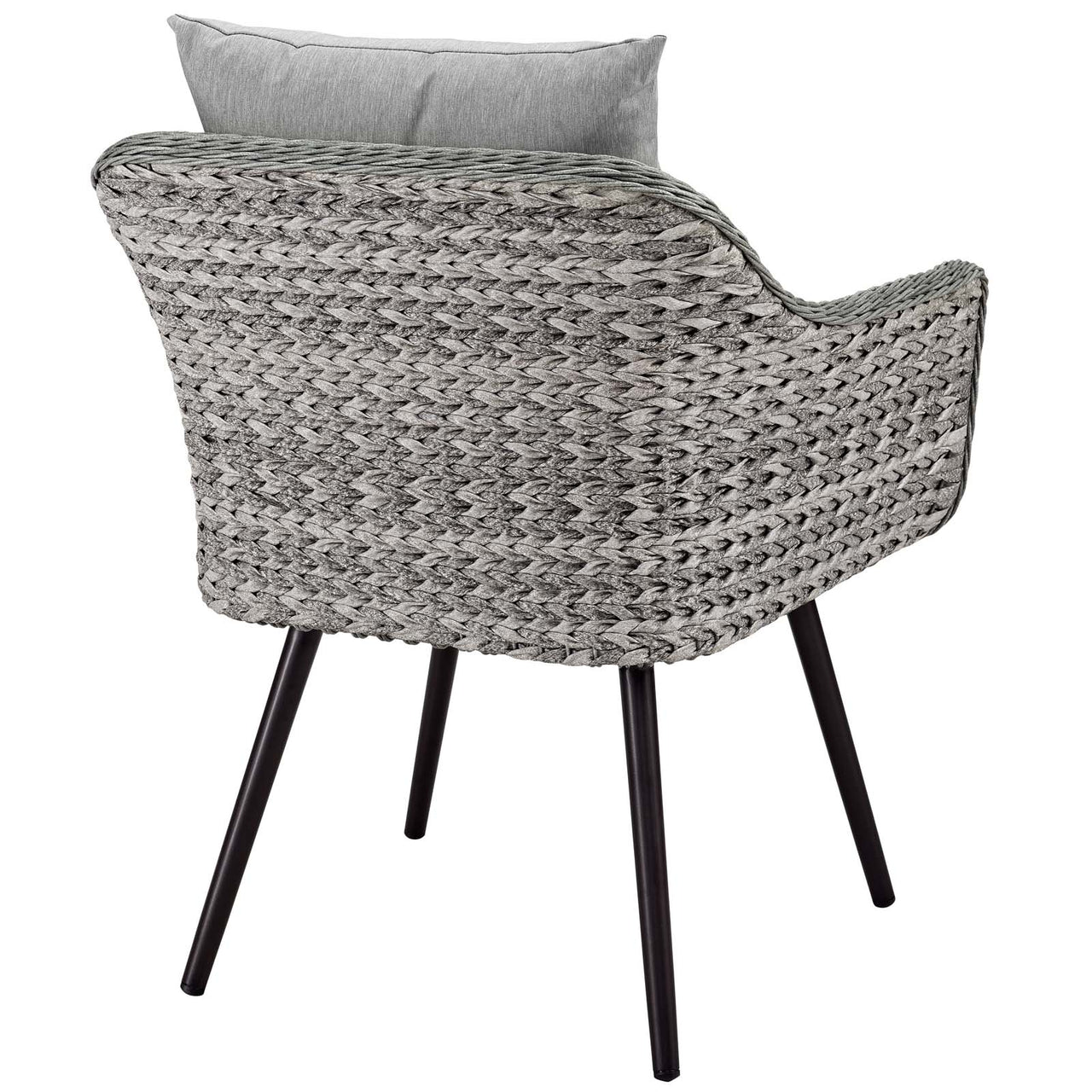Stratus Alfresco Woven Armchair, Gray