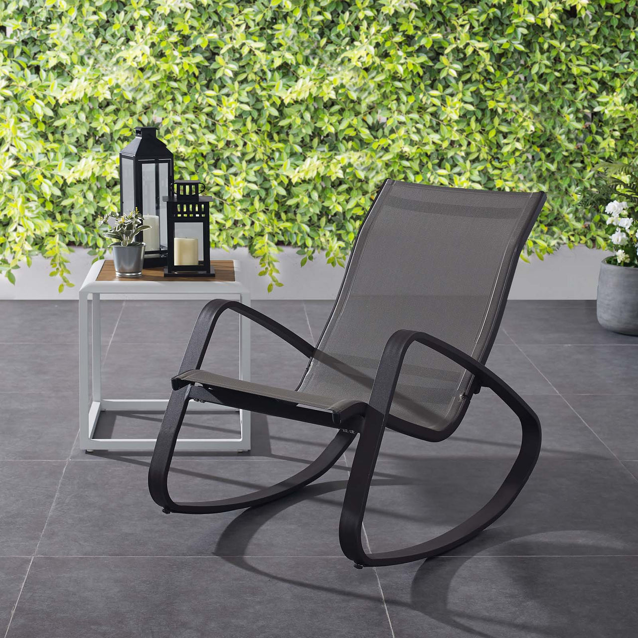 Brezza Alfresco Rocking Chair, Black