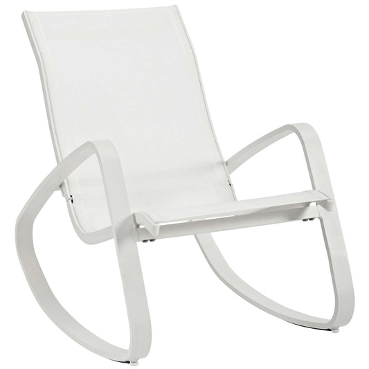Brezza Alfresco Rocking Chair, White