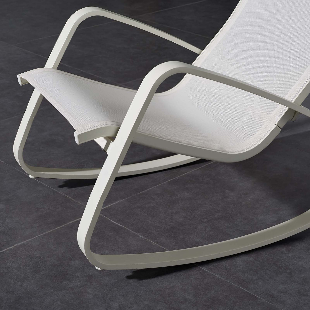 Brezza Alfresco Rocking Chair, White