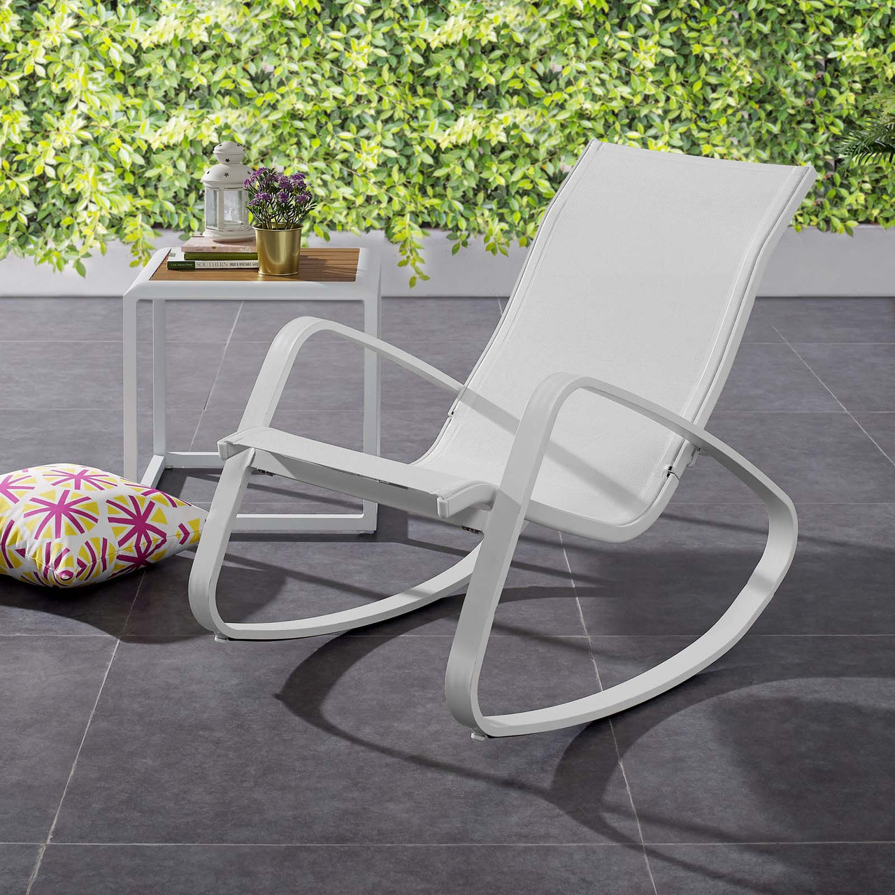 Brezza Alfresco Rocking Chair, White