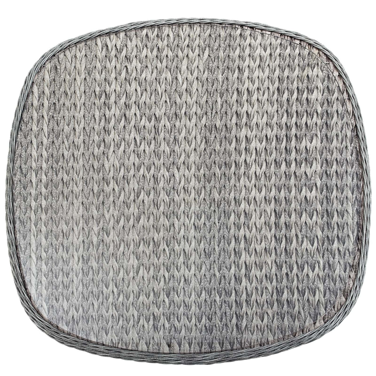 Stratus Alfresco Woven Dining Table, Gray