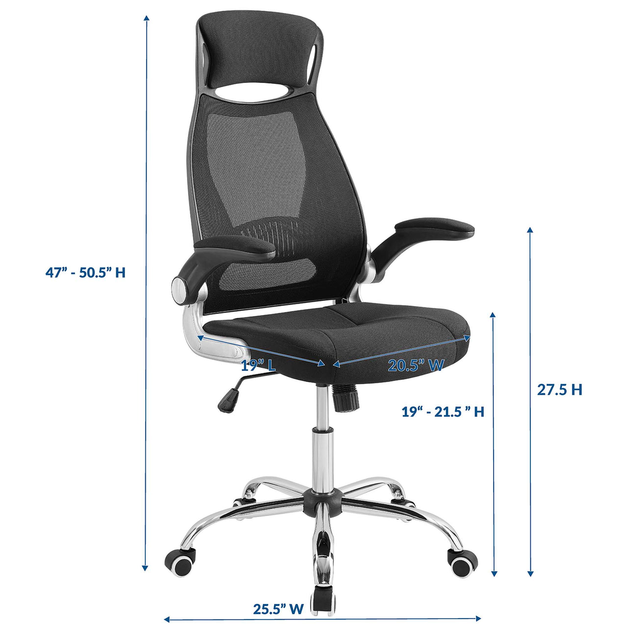 Avenzo Highback Office Chair, Black