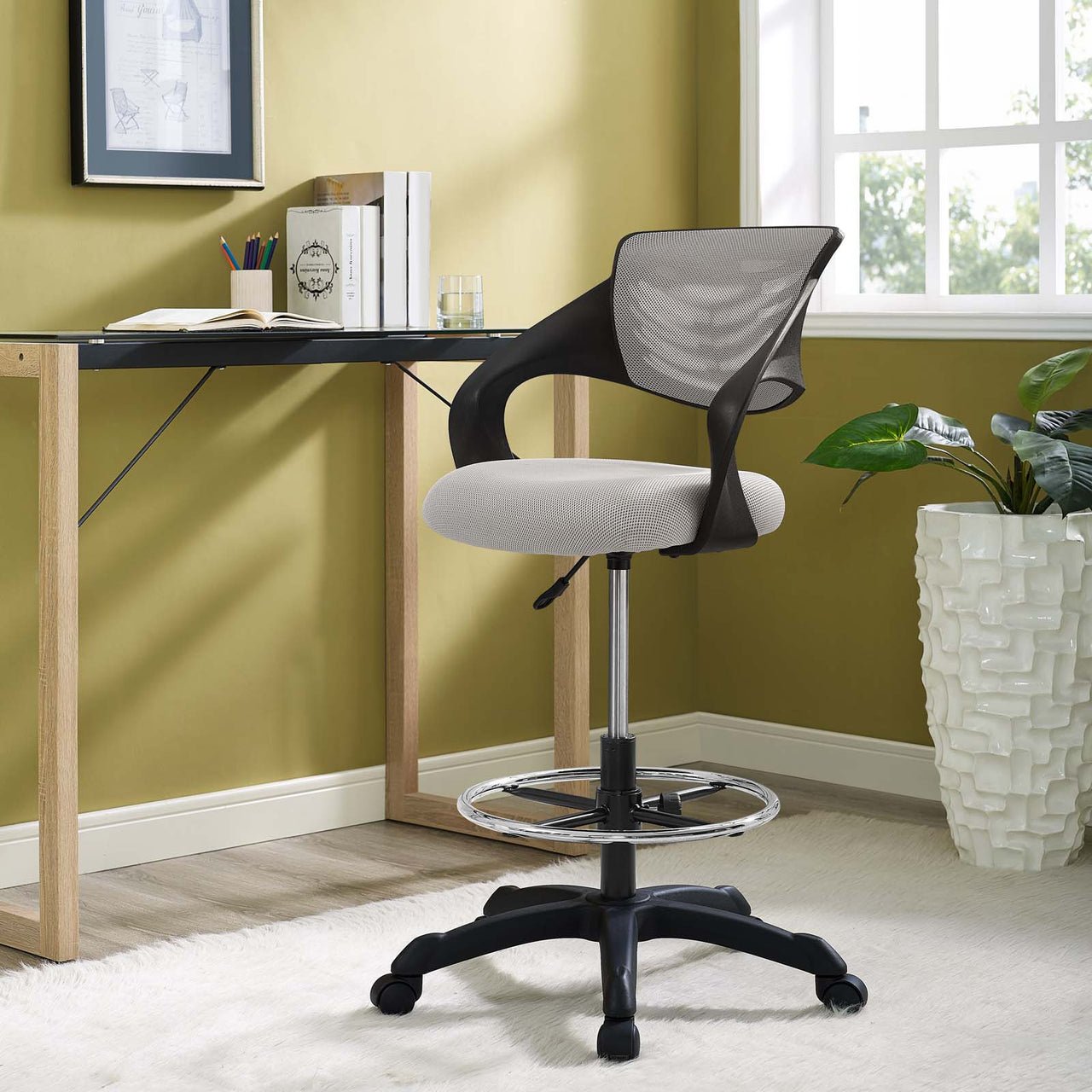 Inspira Drafting Chair, Gray