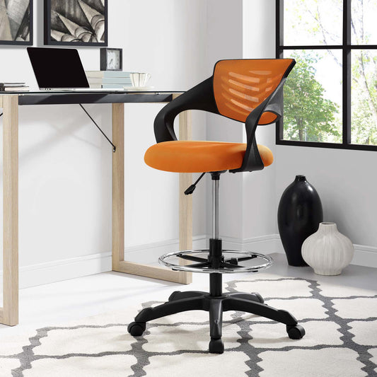 Inspira Drafting Chair, Orange