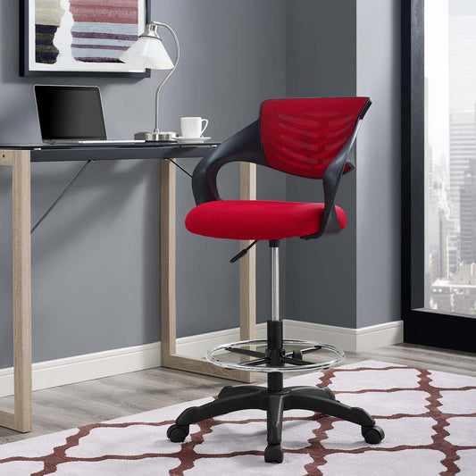 Inspira Drafting Chair, Red