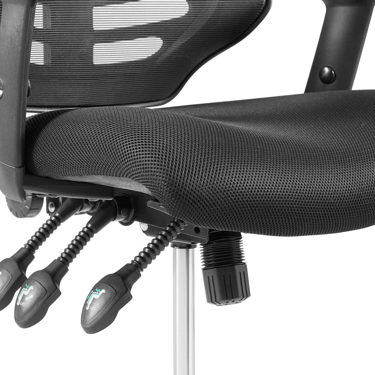 Nexen Breathable Drafting Chair, Black