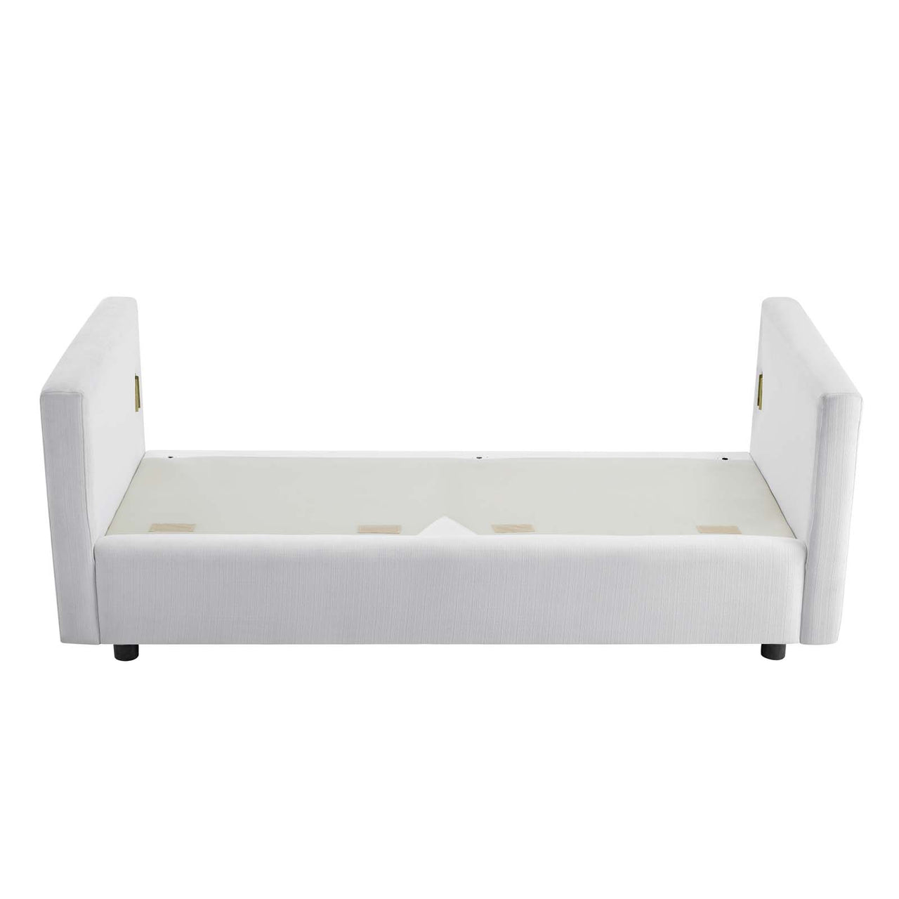 Corra Upholstered Sofa, White