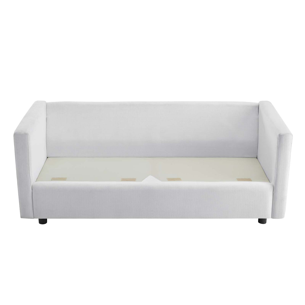 Corra Upholstered Sofa, White