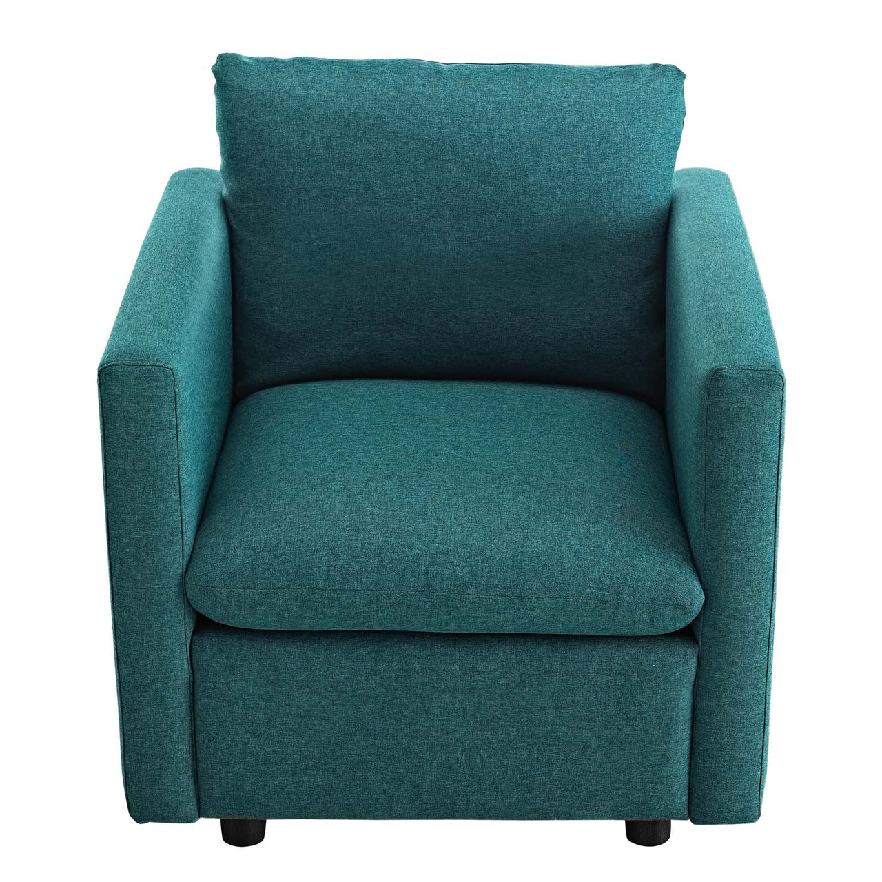 Corra Upholstered Accent Chair, Teal