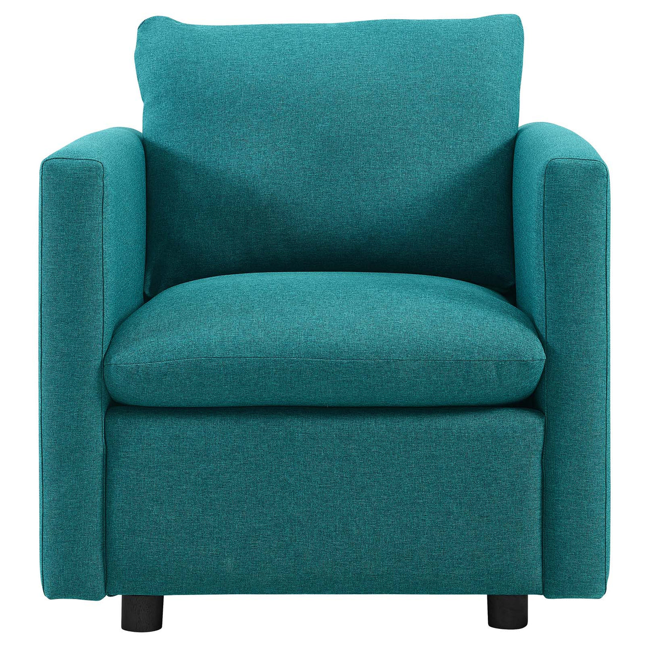 Corra Upholstered Accent Chair, Teal