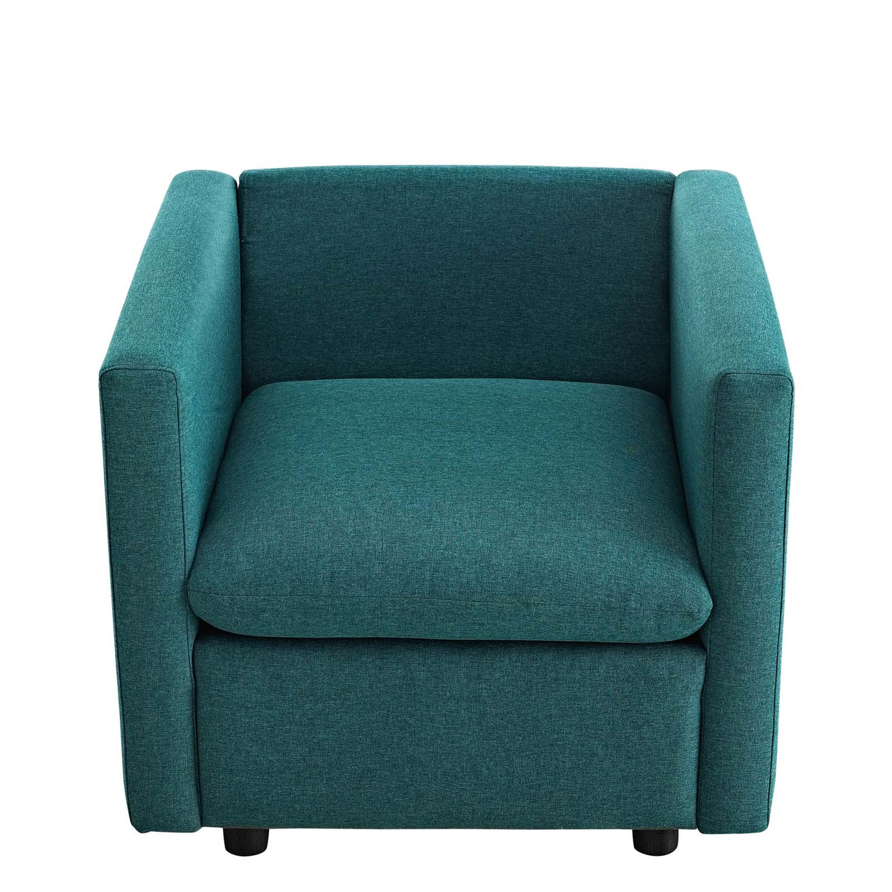 Corra Upholstered Accent Chair, Teal
