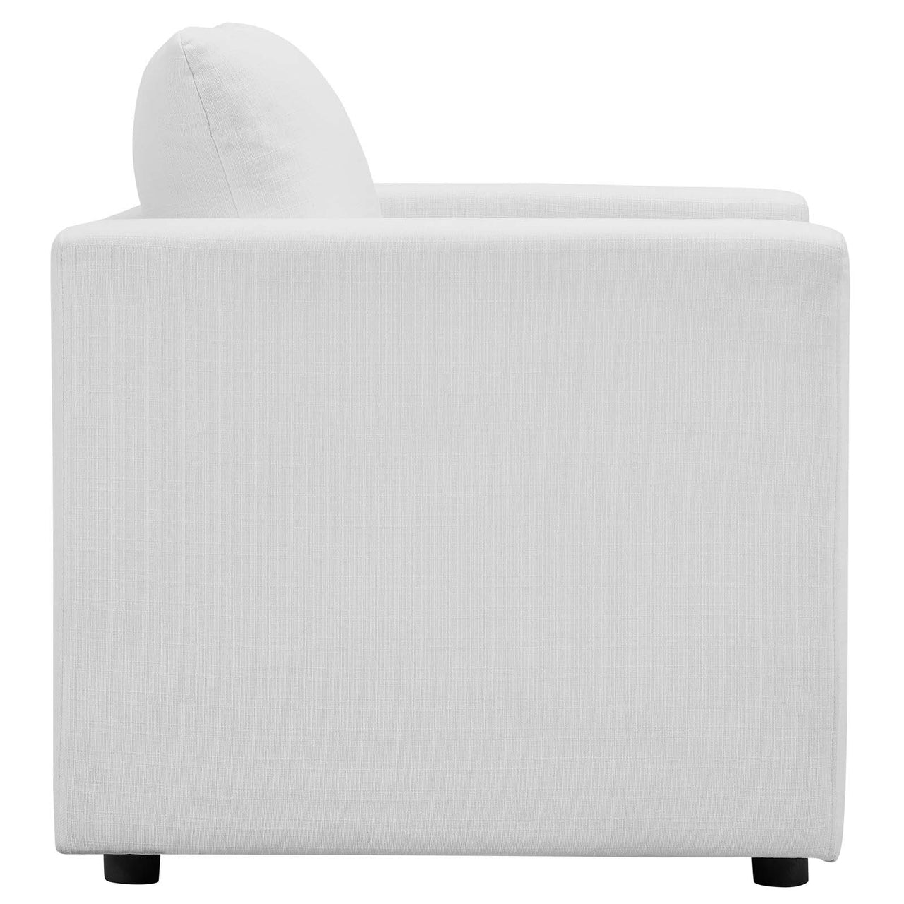 Corra Upholstered Accent Chair, White