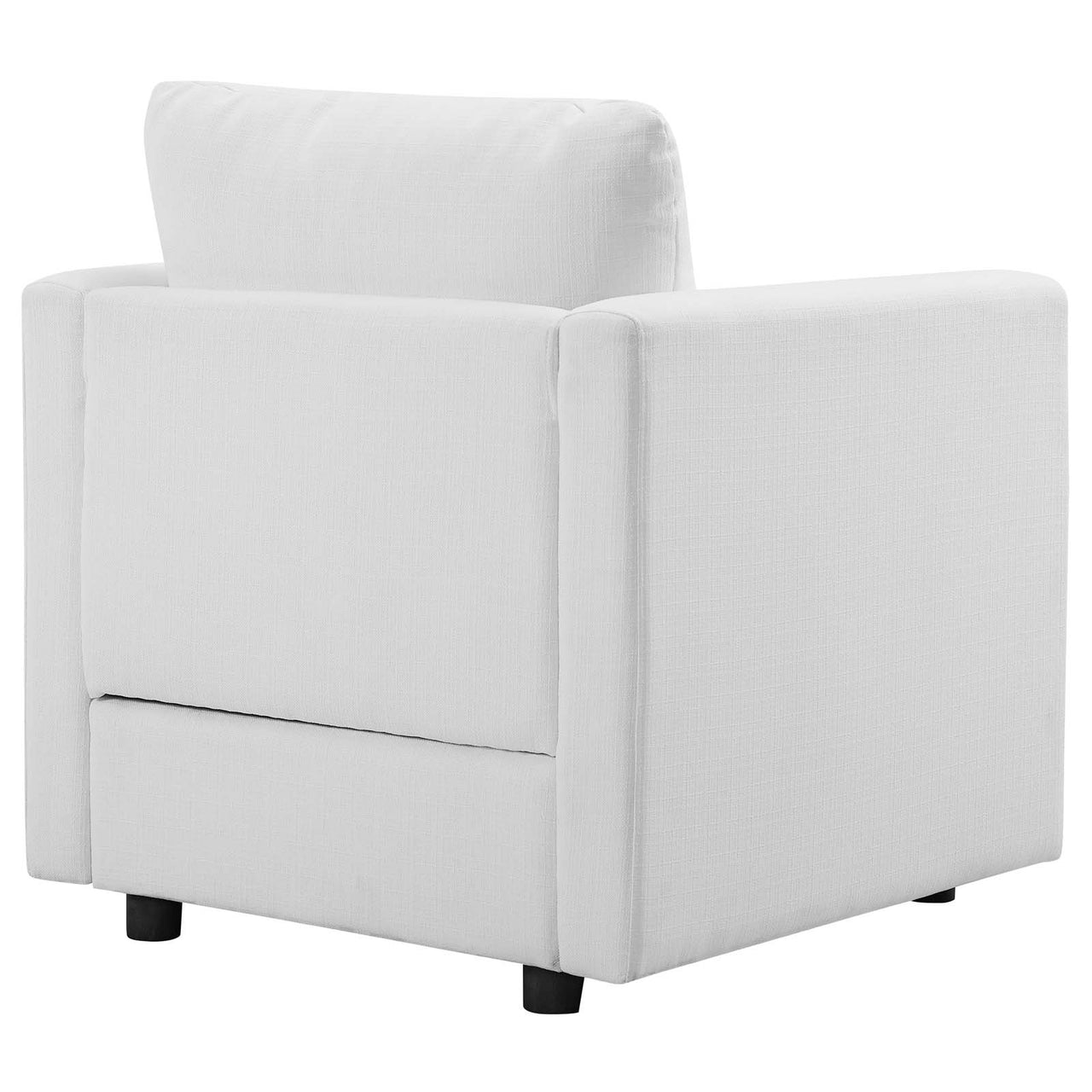 Corra Upholstered Accent Chair, White