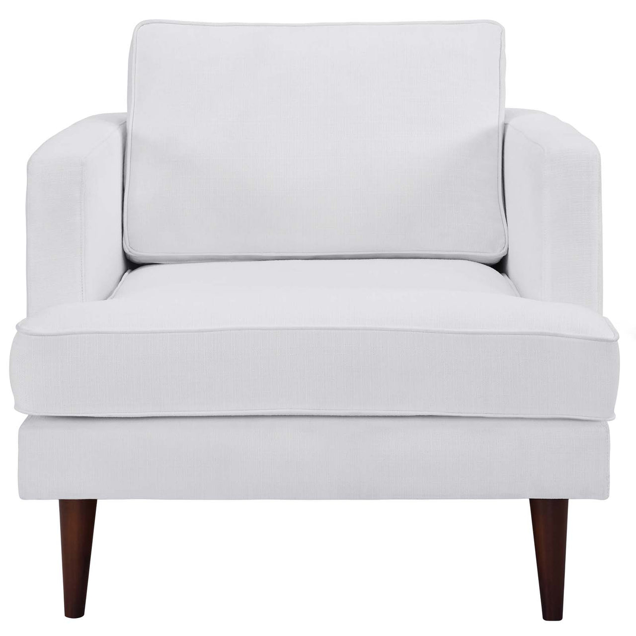 Alorra Fabric Accent Chair, White
