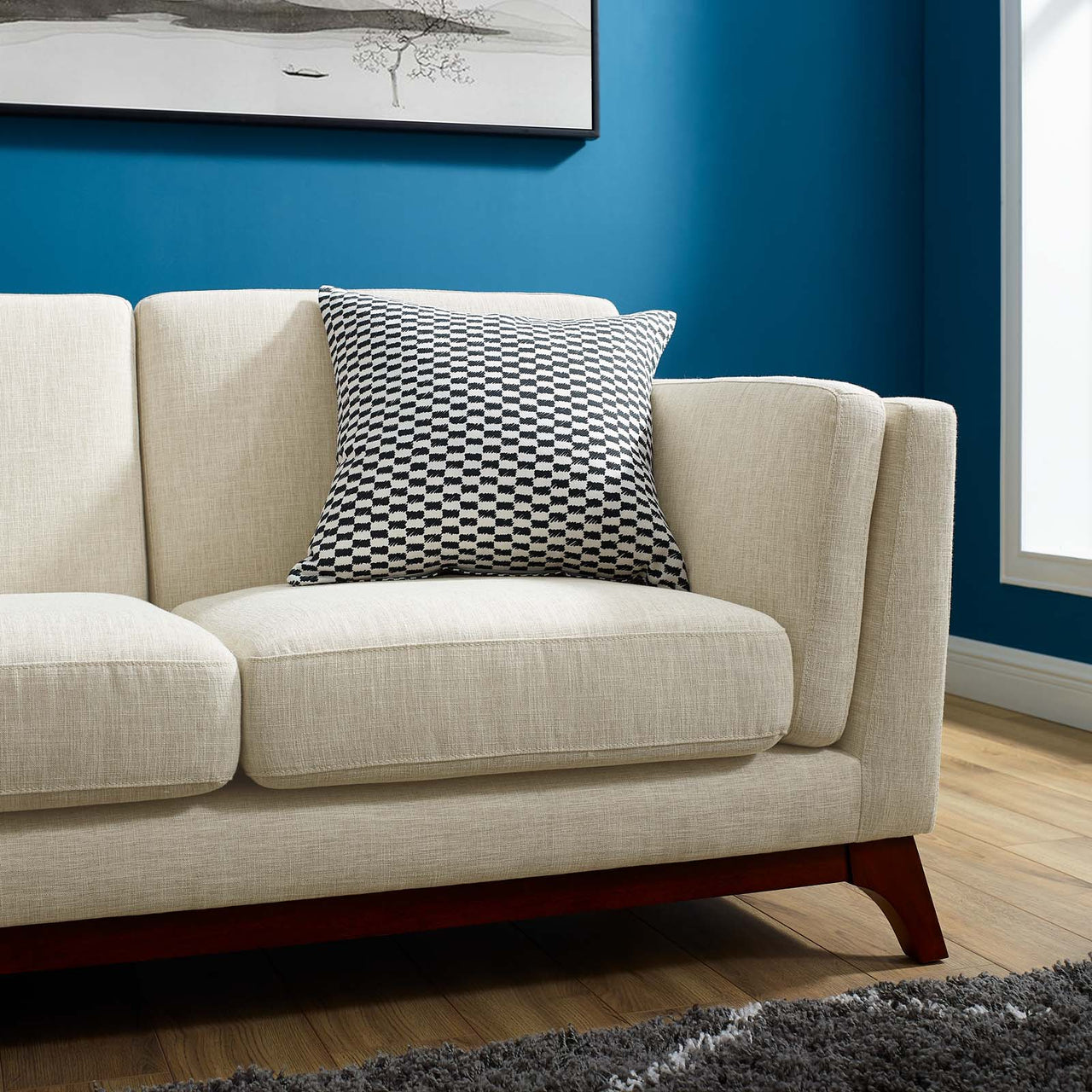Chan Fabric Sofa, Beige