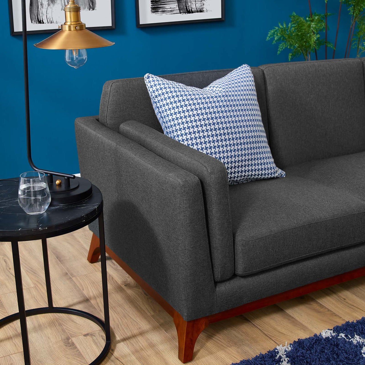 Chan Fabric Sofa, Gray