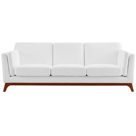 Chan Fabric Sofa, White