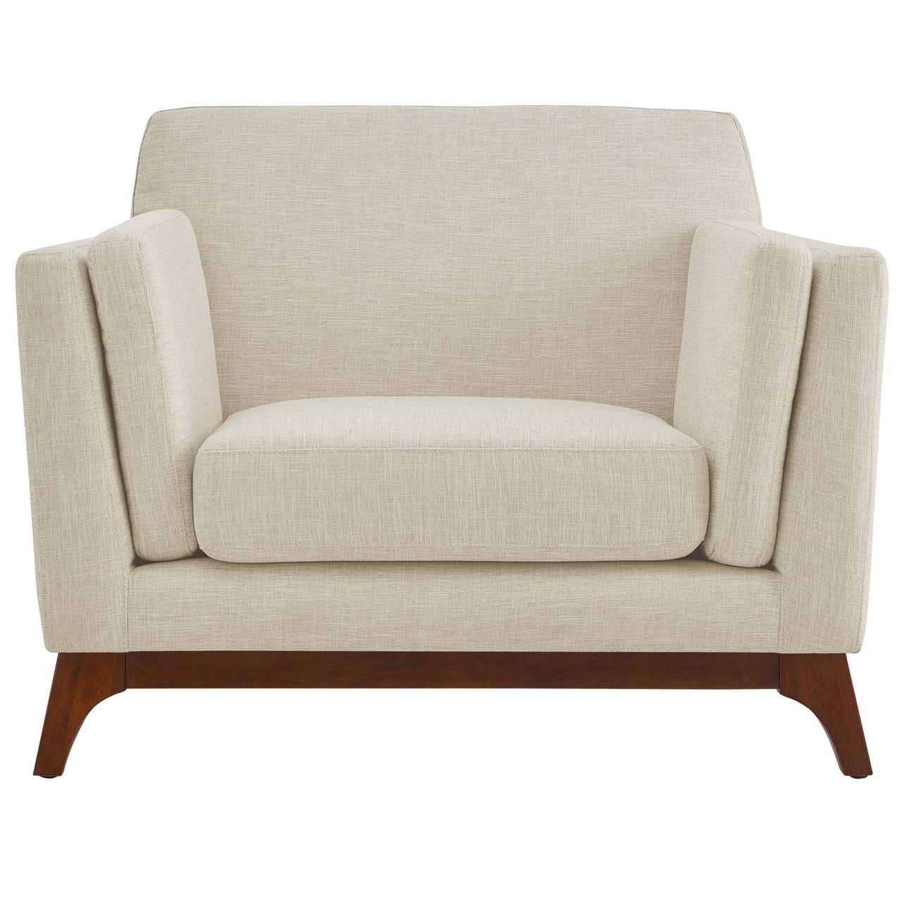Chan Fabric Armchair, Beige