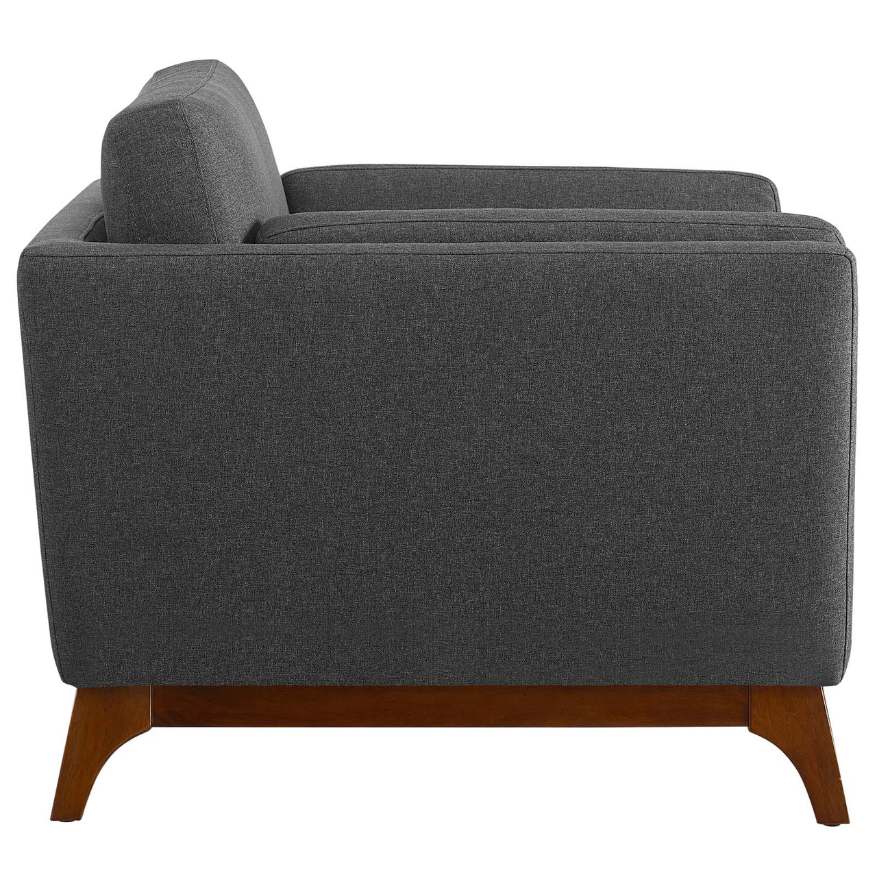 Chan Fabric Armchair, Gray