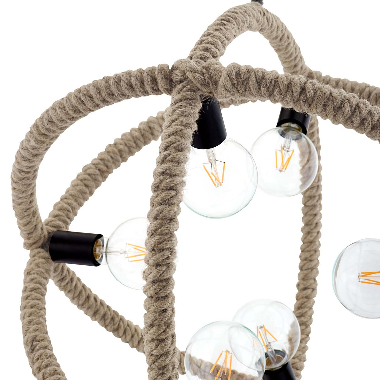 Corvess Chandelier, Light Brown