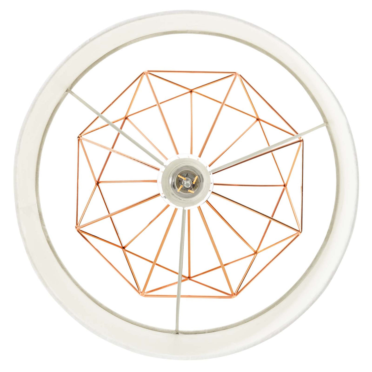 Ambrisse Table Lamp, Rose Gold